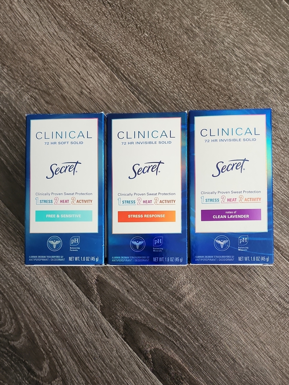 🎉 3 Pack Secret Clinical 72HR Solid 🎉